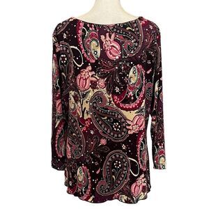 Elegant Paisley Women's Blouse